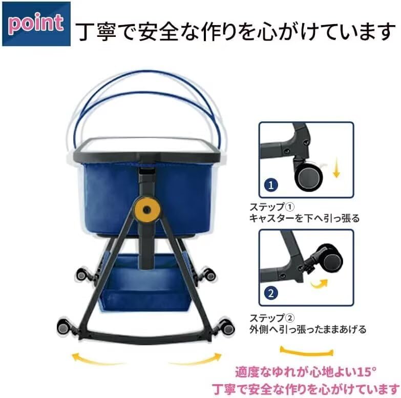 Amazon.co.jp: AORTD ベビーベッド 添い寝 折りたたみ 持ち運びし